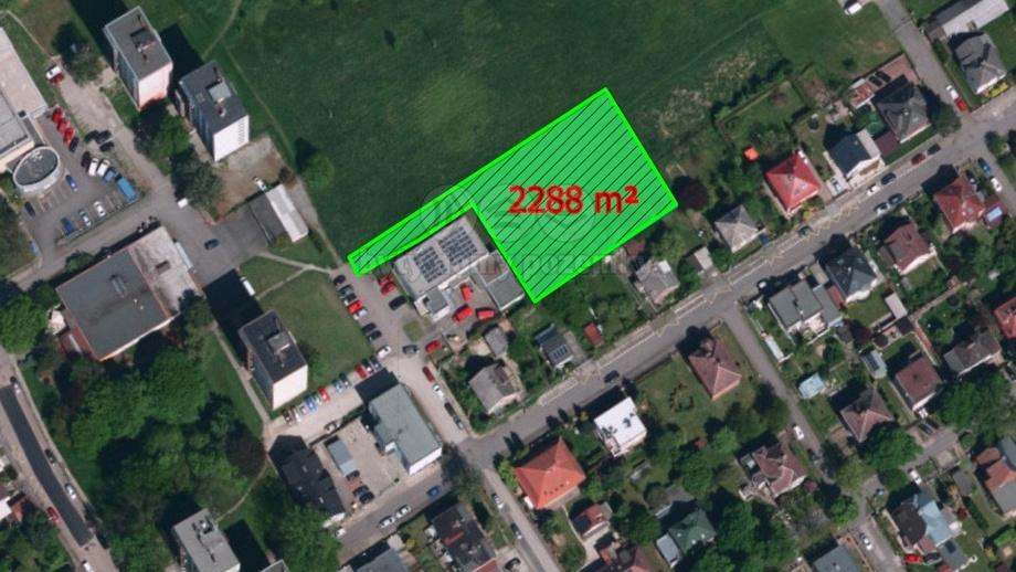 Prodej stavebního pozemku 2 288 m², Ostrava