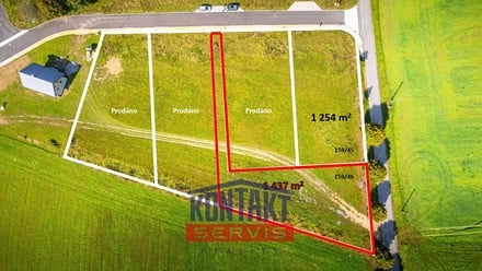 Prodej stavebního pozemku 1 437 m², Svatý Jan nad Malší - Sedlce