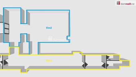 Pronájem obchodního prostoru 93 m², Brno