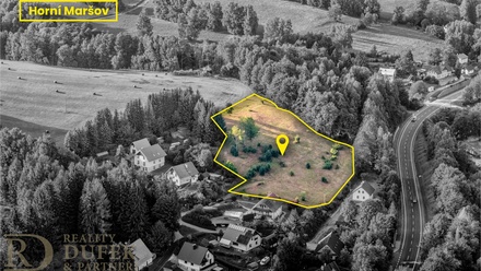 Prodej stavebního pozemku 7 551 m², Horní Maršov