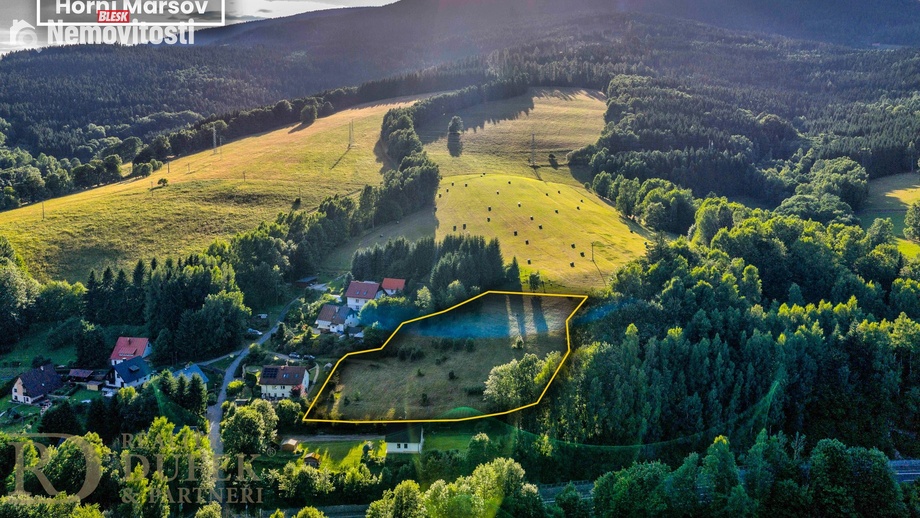 Prodej stavebního pozemku 7 551 m², Horní Maršov
