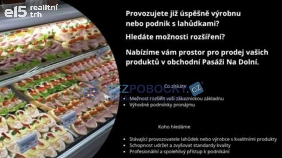 Pronájem kanceláře 50 m², Havlíčkův Brod