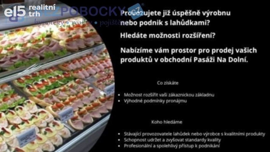 Pronájem kanceláře 50 m², Havlíčkův Brod