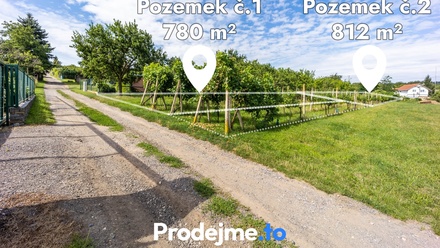 Prodej zahrady 1 844 m², Nový Šaldorf-Sedlešovice