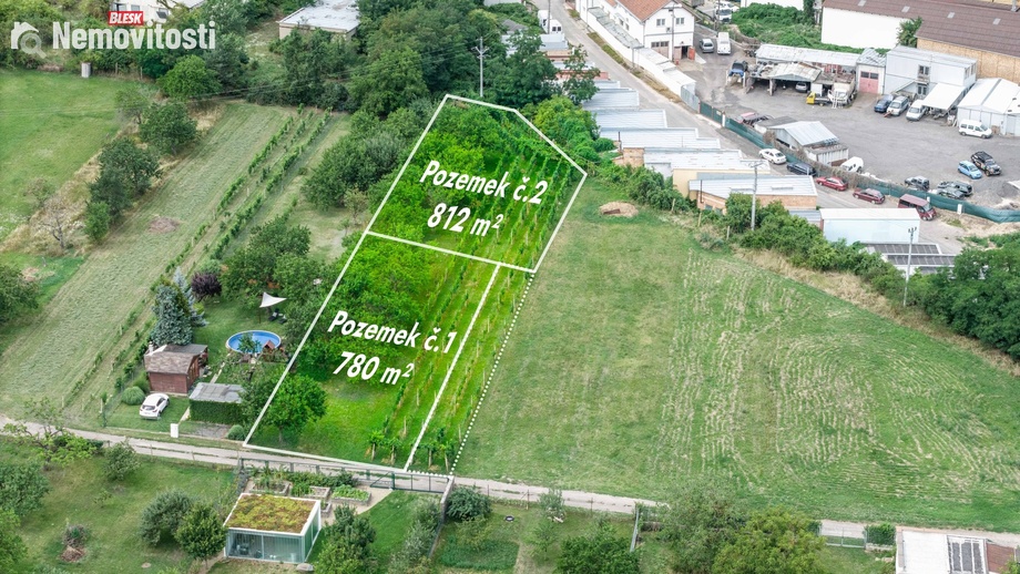 Prodej zahrady 1 844 m², Nový Šaldorf-Sedlešovice