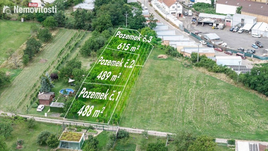 Prodej zahrady 1 844 m², Nový Šaldorf-Sedlešovice