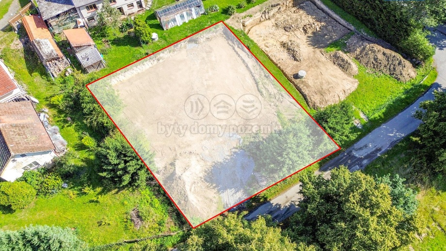 Prodej stavebního pozemku 720 m², Horní Bělá