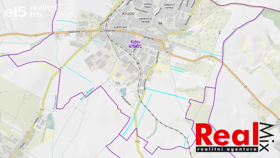 Prodej specifického pozemku 49 606 m², Kyjov