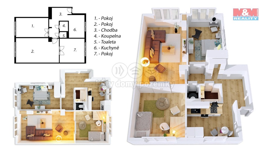 Prodej bytu 3+1 77 m², Havířov