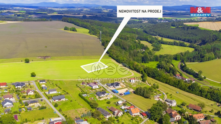 Prodej stavebního pozemku 1 679 m², Záchlumí