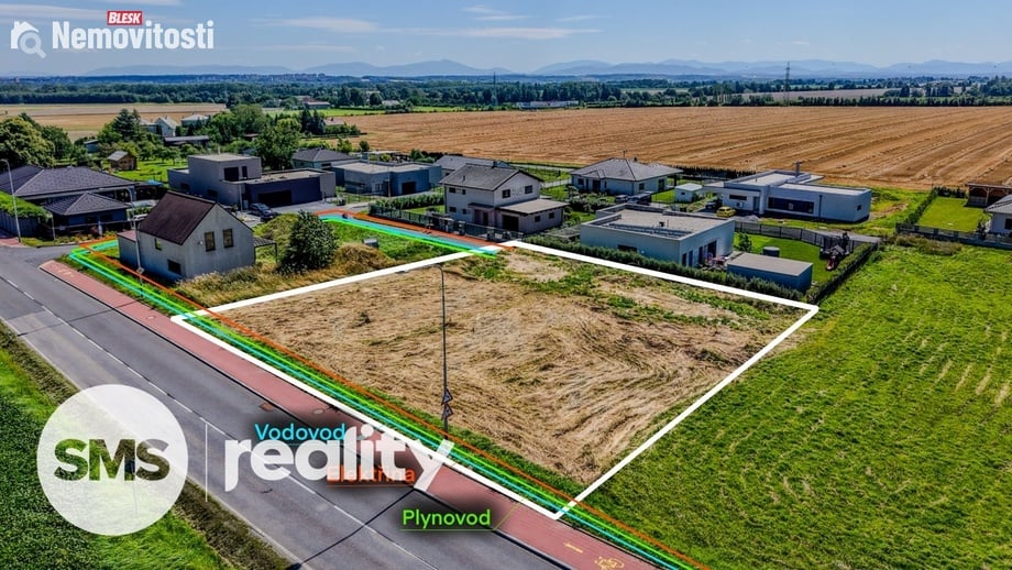 Prodej stavebního pozemku 1 305 m², Ostrava - Polanka nad Odrou