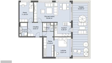 Prodej bytu 4+kk 155 m², Praha - Čakovice