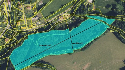 Prodej louky 45 289 m², Lánov - Horní Lánov