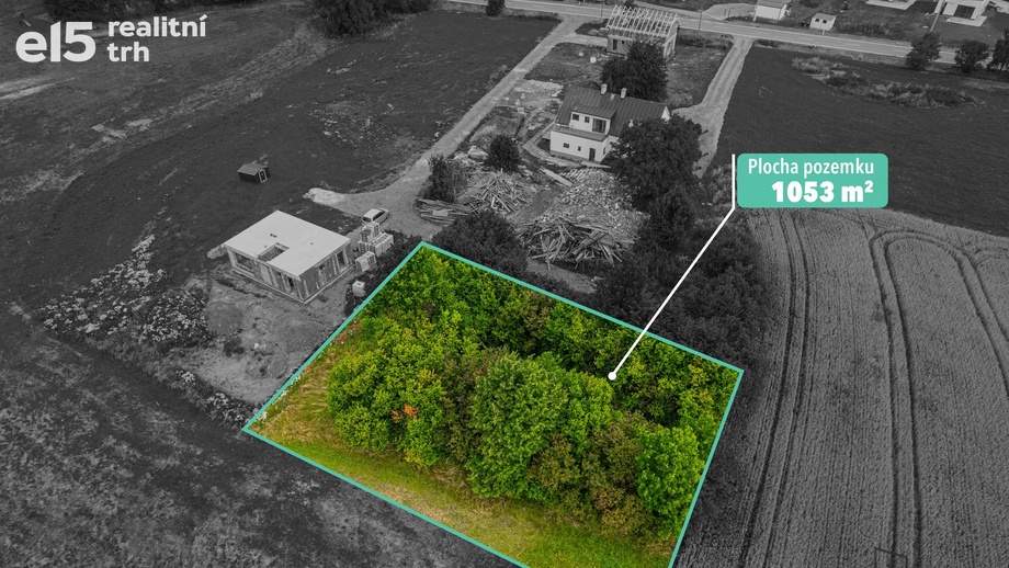 Prodej stavebního pozemku 1 053 m², Ropice