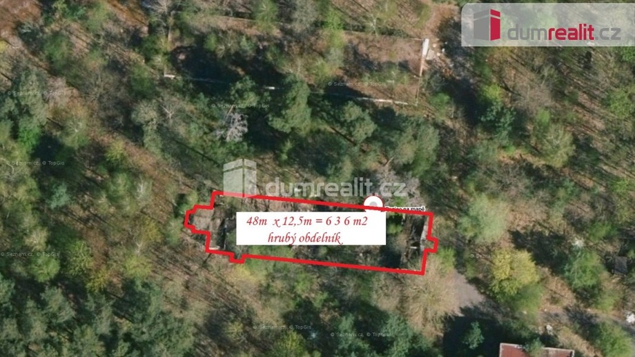Prodej pozemky pro komerční výstavbu, 636 m² - Luštěnice - Zelená