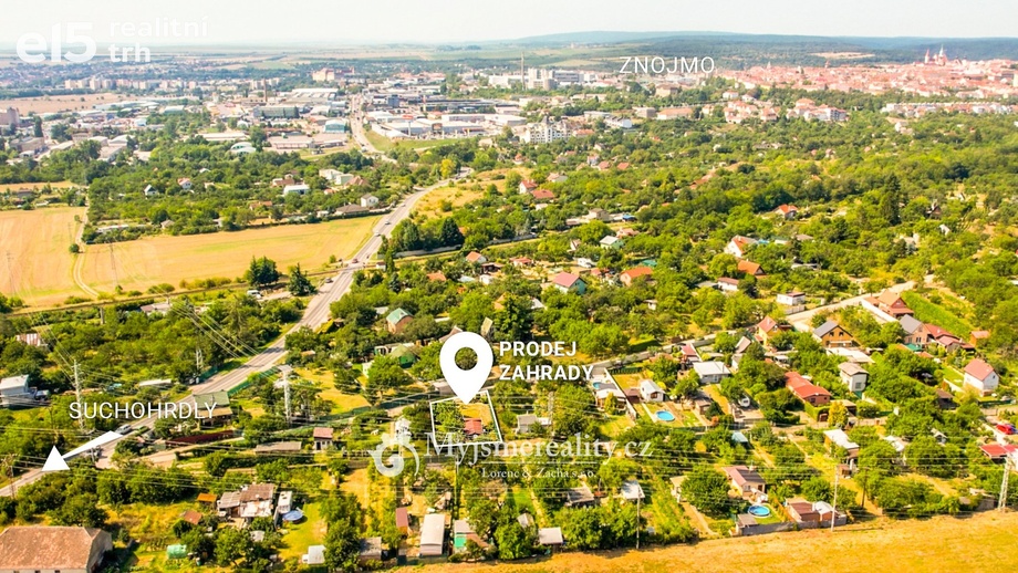 Prodej zahrady 404 m², Suchohrdly