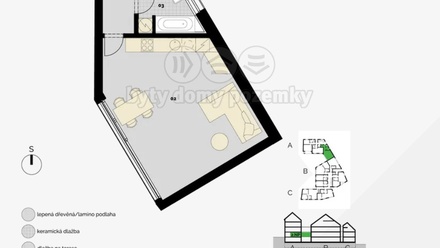 Prodej bytu 1+kk 51 m², Praha 8
