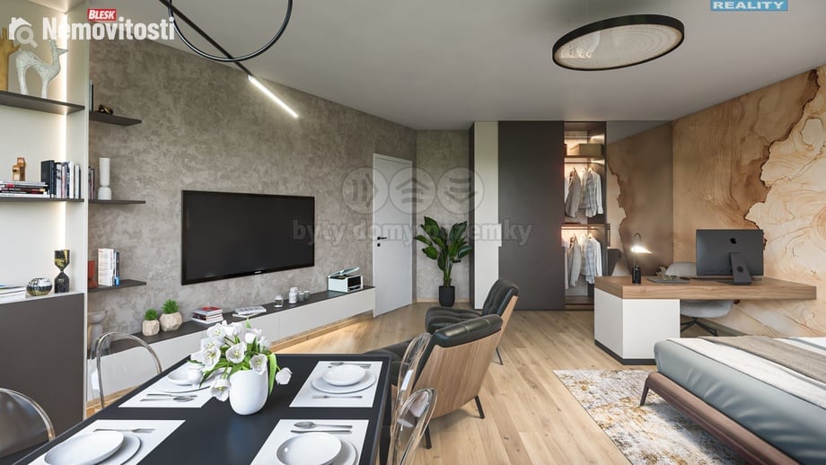 Prodej bytu 1+kk 51 m², Praha 8