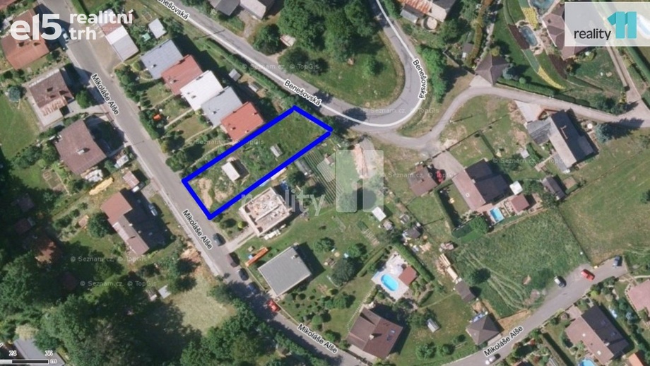 Prodej stavebního pozemku 728 m², Semily