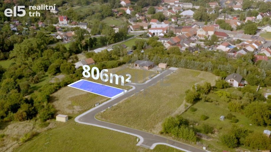 Prodej stavebního pozemku 806 m², Svinařov