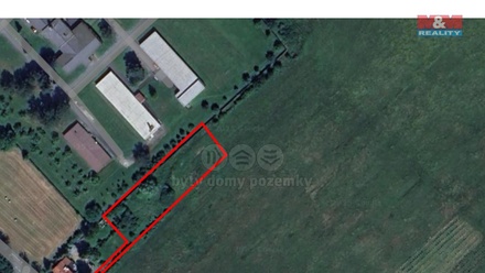 Prodej stavebního pozemku 2 500 m², Hostašovice