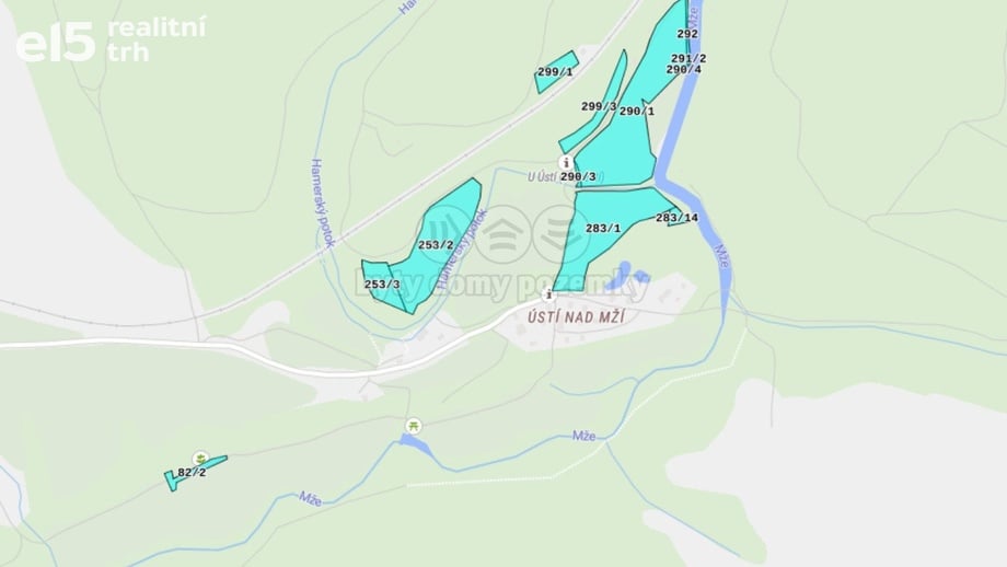Prodej louky 46 428 m², Kočov