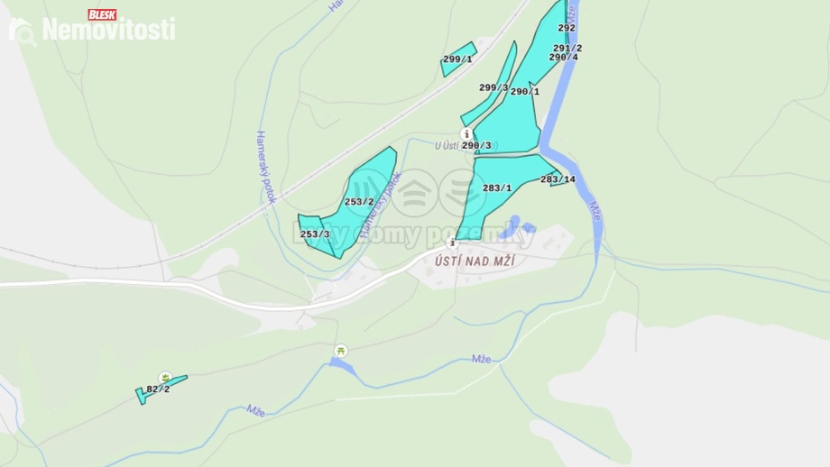 Prodej louky 46 428 m², Kočov