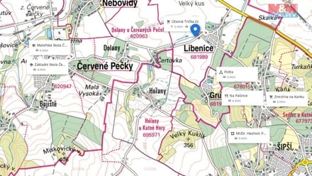 Prodej stavebního pozemku 1 139 m², Libenice