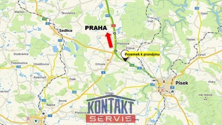 Pronájem komerčního pozemku 8 946 m², Drhovle - Chlaponice