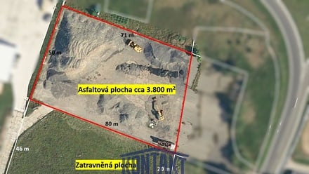 Pronájem komerčního pozemku 8 946 m², Drhovle - Chlaponice