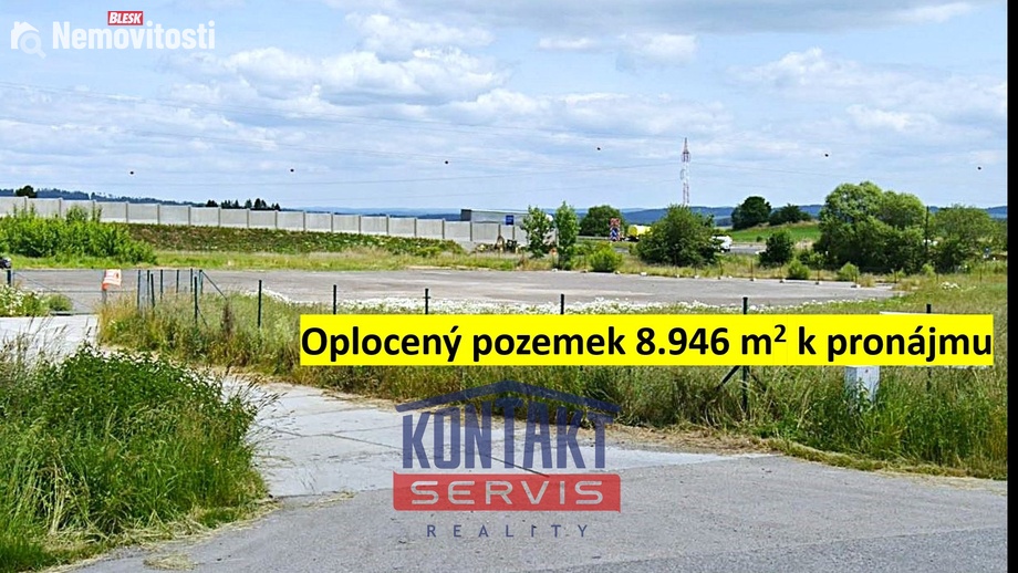Pronájem komerčního pozemku 8 946 m², Drhovle - Chlaponice