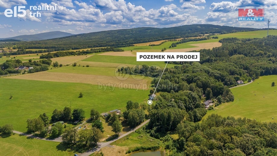 Prodej stavebního pozemku 1 096 m², Heřmanice