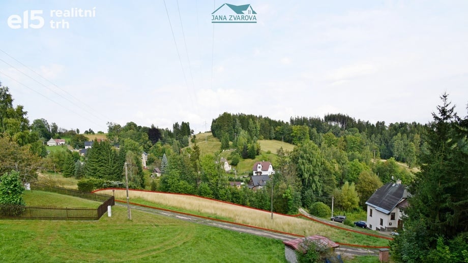 Prodej stavebního pozemku 3 593 m², Lučany nad Nisou