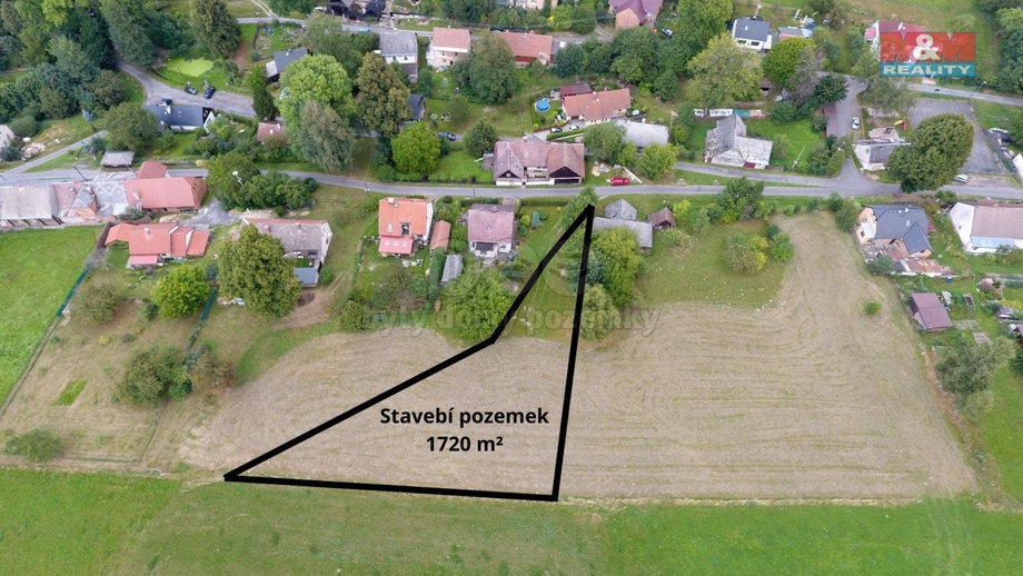 Prodej stavebního pozemku 1 720 m², Česká Třebová