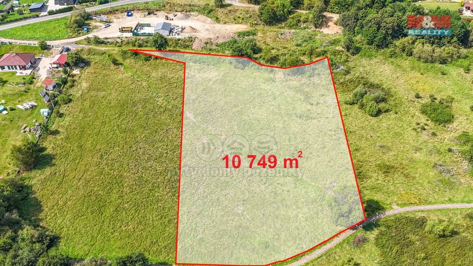 Prodej stavebního pozemku 10 749 m², Citice