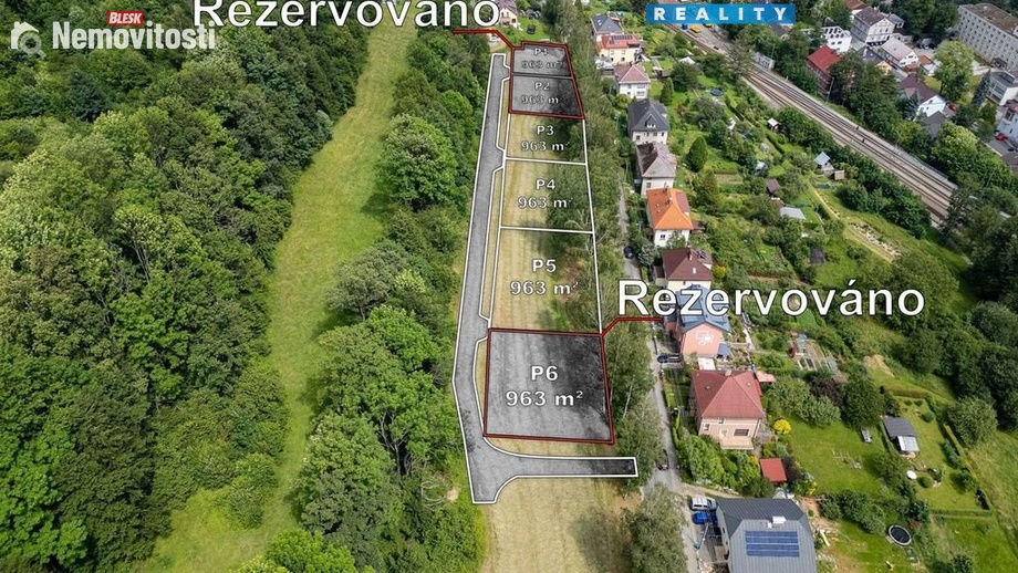 Prodej stavebního pozemku 1 246 m², Jeseník