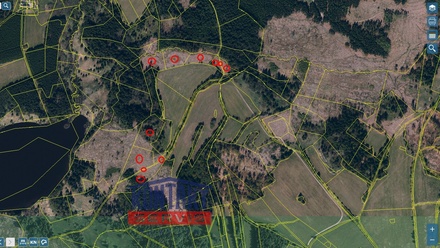 Prodej lesa 47 225 m², Studená - Horní Pole