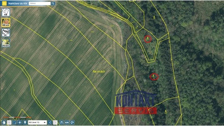 Prodej lesa 23 812 m², Bečice