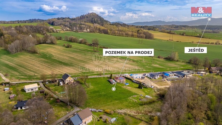 Prodej stavebního pozemku 2 306 m², Hamr na Jezeře