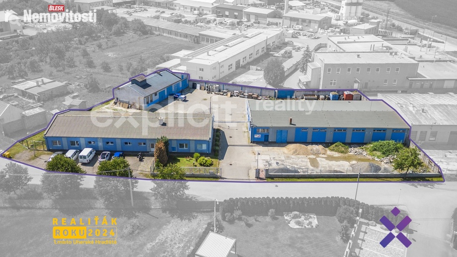 Pronájem skladu 1 313 m², Kroměříž