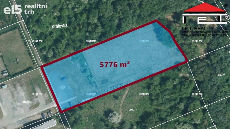 Prodej komerčního pozemku 5 776 m², Brno - Horní Heršpice