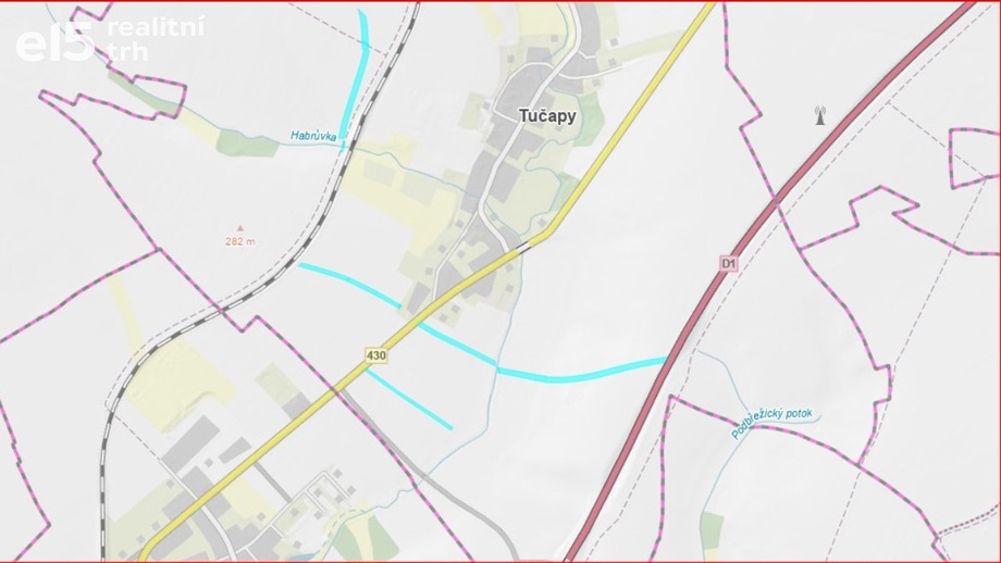 Prodej pole 4 489 m², Tučapy