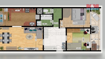 Prodej bytu 3+1 73 m², Praha 9