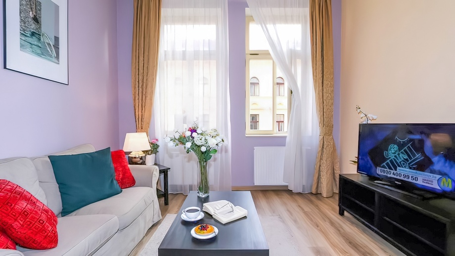 Pronájem bytu 1+1 40 m², Praha - Vinohrady