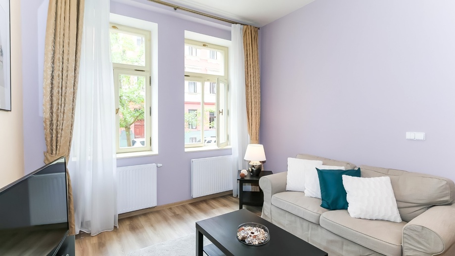 Pronájem bytu 1+1 40 m², Praha - Vinohrady