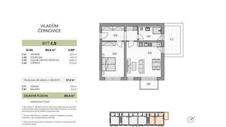 Prodej bytu 2+kk 62 m², Brno