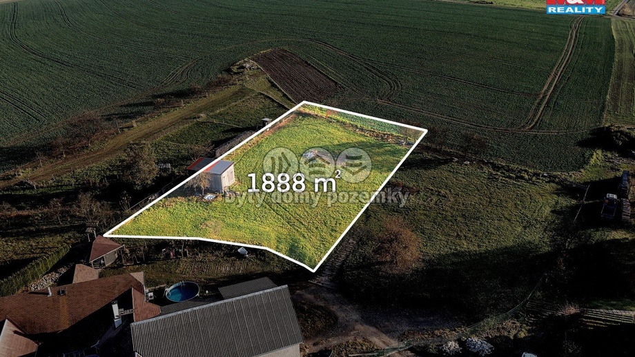 Prodej stavebního pozemku 1 888 m², Kamenec u Poličky