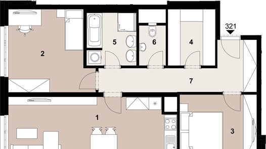 Prodej bytu 3+kk 81 m², Praha - Hloubětín