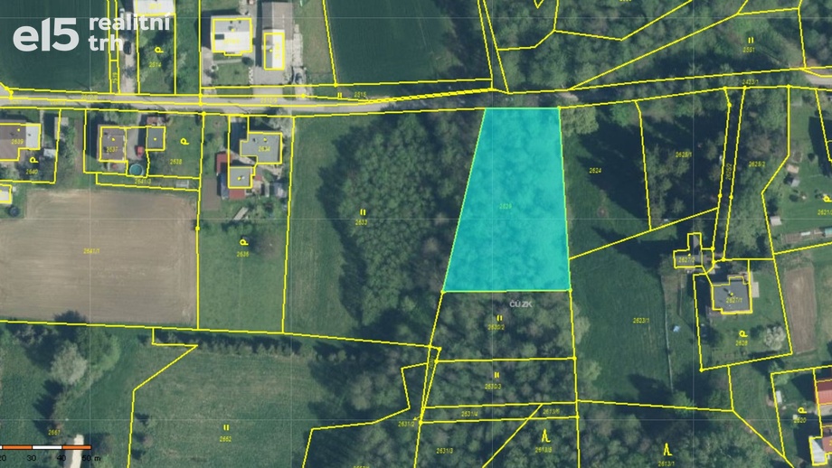 Prodej lesa 2 329 m², Orlová