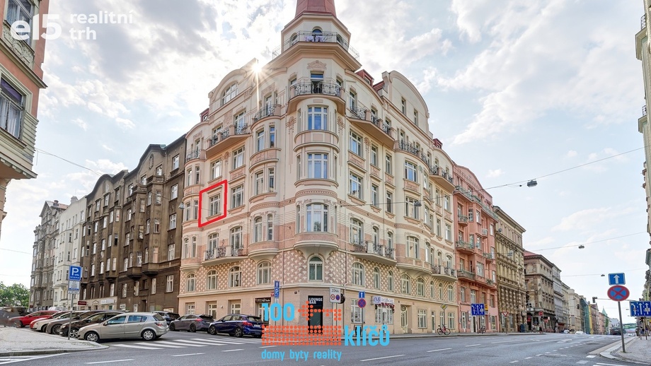 Prodej bytu 1+kk 23 m², Praha - Smíchov